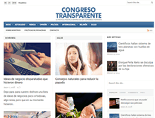 Tablet Screenshot of congresotransparente.com